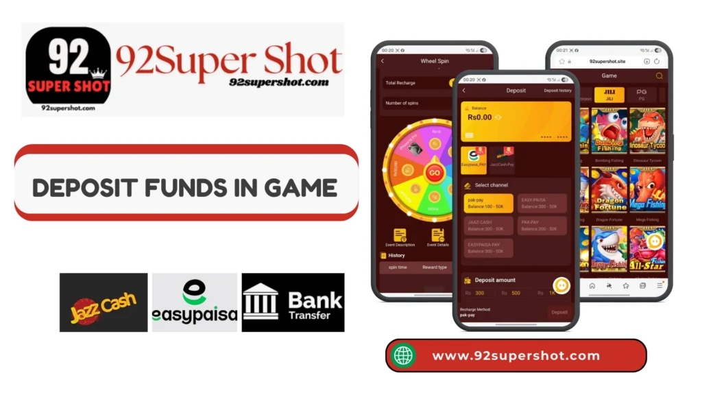 92super shot Deposit